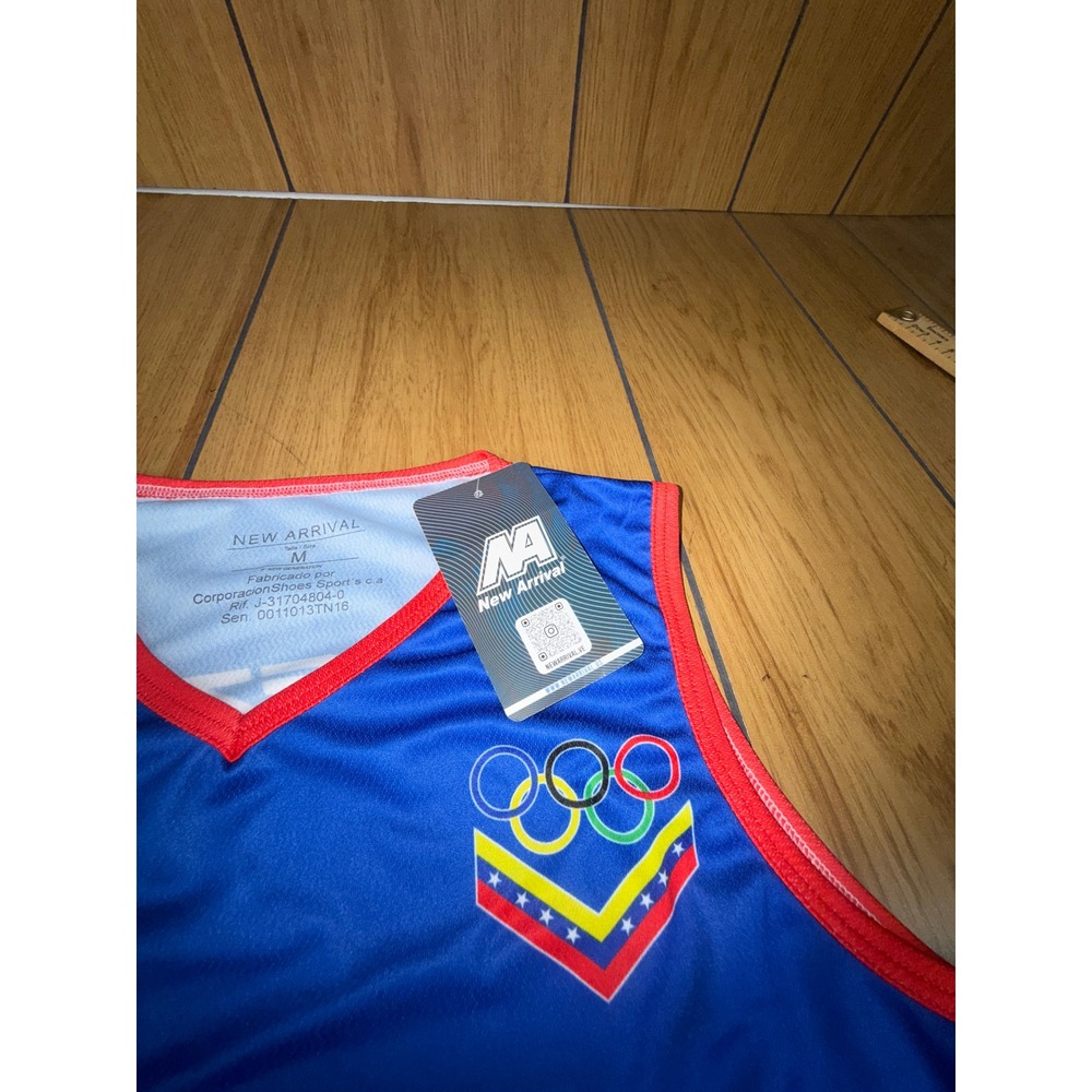 Venezuela‎ Olympic Team Sleeveless Jersey Tank Top Blue Medium - Picture 7 of 15